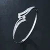 Comercio exterior transfronterizo nuevo wish personalidad pulsera de circón cruzado Amazon Europa y Estados Unidos temperamento fila creativa pulsera de circón