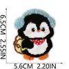 Parches de Pingüino Termoadhesivos de Textura Suave y Cera con Diseños Divertidos para Ropa Infantil, Sudaderas, Chaquetas y Parches Decorativos Creativos para Equipaje