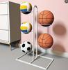 Suporte de Armazenamento de Basquete Transfronteiriço Suporte de Exibição de Futebol Doméstico Equipamento Esportivo Indoor Infantil Suporte de Armazenamento Dobrável de Chão