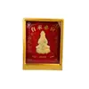 Adorno de Estatua de Buda Guanyin de Oro Puro 999 para Hogar, Oficina, Negocio, Bodhisattva Avalokiteshvara Regalo de Oro, Regalo de Negocio