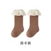 Nuevos Calcetines Infantiles 2022 para Primavera y Otoño, Calcetines de Media Pantorrilla para Niñas, Calcetines de Algodón para Bebé con Encaje al por Mayor