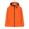 Chaqueta de trabajo con capucha personalizada con impresión de logotipo para eventos de empresa de otoño e invierno, ropa de trabajo para grupos, chaqueta ligera con bordado
