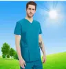 Zíper Nan Dingge Totalmente Aberto Uniforme de Doutor Roupas de Trabalho Odontológicas Orais Roupas de Enfermeira Roupas para Lavar à Mão Escova de Roupas Roupas de Beleza