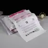 Bolsa de Plástico para Ropa Anti-Asfixia 20*25 Advertencia Cpe Amazon Pequeña Bolsita con Cierre esmerilado Bolsa de Empaque para Ropa Interior