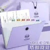 Bolsa organizadora creativa simple a4 Estudiantes de primaria Carpeta de gran capacidad multicapa para exámenes Carpeta de inserción para clasificación de datos