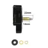 Movimiento de Reloj de Pared Popular DIY Silencioso Transfronterizo Movimiento de Barrido de Segundos con Manecilla de Nogal Negro Reloj de Pared de 12 Pulgadas