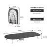 Tábua de Passar de Mesa Transfronteiriça Personalizada Tábua de Passar Dobrável Mesa de Passar Reforçada Suporte para Passar Roupa Doméstico Tábua Elétrica de Passar