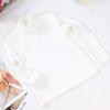 Otoño e Invierno Nuevo Estilo Terciopelo Alemán Camiseta Básica de Cuello Medio Alto para Niños Color Puro Niños y Niñas Ropa Interior Térmica para Bebé Dropshipping