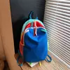 Nova Mochila Infantil Dopamina para Exterior Cor Fresca Color Block Mochila de Viagem Leve Moderna Tendência Mochila Escolar