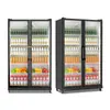 Vitrina Comercial de Cerveza Dapan, Refrigerador de Barra de Cristal de Pantalla Completa Enfriado por Aire, Gabinete de Bebidas, Gabinete de Conservación Fresca para Supermercado