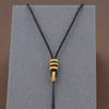 Cordón Colgante Delgado Dorado Ajustable Collar de Cera de Abejas Colgante Cuerda Jade de Mujer Buda de Jade Colgante Cuerda para el Cuello