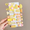 Pinzas para el pelo de niños para bebés y lactantes, pinzas para el pelo totalmente cubiertas de tela, lindas pinzas BB que no dañan el pelo, adecuadas para niñas con pelo fino y pelo de bebé