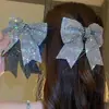 Pinza para el pelo de lazo completa de pedrería, estilo europeo y americano, muestra de fábrica, dropshipping