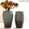 Vaso de Flor Carnuda Grande Pilha Antiga Criativo Vintage Grande Diâmetro Cerâmica Grossa Respirável Cerâmica Vaso para Plantas Suculentas