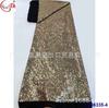 Tecido de lantejoulas com criptografia multicolor 3MM tecido totalmente bordado vestido de noiva vestido presente tecido para vestuário fábrica atacado