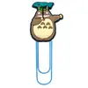 Serie de Hayao Miyazaki Clips para Papel Grandes Suministros de Oficina Clips para Papel Creativos Lindos Pines en Forma de U Marcadores de Libros de Dibujos Animados de PVC