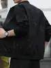 Venda Direta de Fábrica Jaqueta Mais Vendida Outono e Inverno Masculina Primavera Gola Alta Casaco Masculino Simples Estampa Personalizada com Logo