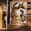 Pegatinas de Rompecabezas de Día Hermoso: Cuentos de Hadas de Papel, Estilo Vintage Diversión Infantil Alivio del Estrés Diario Collage Juguete Pegatinas
