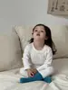 Ropa interior térmica de otoño e invierno para niños 2025 Nueva ropa para niños Ropa interior para bebé Ropa de invierno Conjunto de ropa de estar para niñas