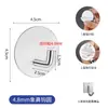 Gancho de Acero Inoxidable sin Taladro con Adhesivo Fuerte para Pared de Cocina, Gancho Adhesivo de Pared de Alta Resistencia, Gancho de Metal sin Rastro