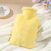 Nuevo Modelo en Stock: Bolsa de Agua Caliente Antiexplosión Engrosada para Niñas, Calienta Manos, Compresa Caliente, Calienta Vientre, Calienta Pies, Calentador de Manos Grande de Piel Sintética de Conejo