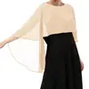 Chal de Gasa 100D Transfronterizo Europeo y Americano Amazon Chal Ligero para Mujer Simple Hueco Agujero Redondo Chal Ajuste Holgado