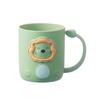 Taza de gárgaras con diseño de león pequeño de dibujos animados creativos, taza para cepillos de dientes para niños, taza de agua para el hogar, taza para lavar los dientes, venta al por mayor