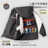 Jaqueta Corta-vento Roblox Animal Hospital Infantil Transfronteiriça para Meninos, Roupa Externa à Prova de Vento para Primavera e Outono, Top Tendência