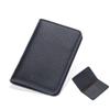 Novo porta-cartões masculino simples porta-cartões multi-cartões listrado couro macio carteira aberta atacado função bolsa pequena transfronteiriça