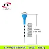 Tee de Golf Más Vendido Transfronterizo del Fabricante Bolixi Tee de Plástico Funda de Goma Blanda Tee Rayado Soporte de Tee de Colores