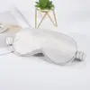 Mascarilla de Seda de Doble Cara para Dormir, Aviación, Transpirable, Bloqueadora de Luz, Compresa Caliente de Seda de Morera, Compresa Fría, Mascarilla de Seda de Hielo al por Mayor