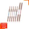 Tatuaje bordado pluma hecha a mano pluma de bordado de tatuaje de doble cabeza nueva pluma de cristal de doble cabeza para bordado de tatuaje pluma hecha a mano de niebla para bordado de tatuaje se puede etiquetar