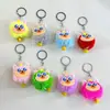 Encantador y popular llavero de peluche de unicornio, regalo de dibujos animados, figura para coche, llavero y accesorio para mochila