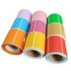 Etiqueta adesiva de papel térmico à prova de cor 100 80 70 60 50 40 30 20 papel para impressão de código de barras