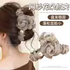Pinza para el pelo de dibujos animados coreanos para mujer, pasador de lazo, pinza de tiburón exquisita de alta gama, tamaño grande para cabello grueso, accesorio para el cabello