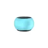 Novo Subwoofer de Alto-falante Bluetooth Mini Subwoofer de Alto-falante Bluetooth Portátil de Metal Macaron Pequeno Canhão de Aço