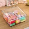 Caja de Almacenamiento de Accesorios para el Cabello de Niñas Gran Capacidad con Cuentas Gomas para el Cabello de Niñas Cuerda para el Cabello Pinzas para el Cabello Organizador Accesorios de Mano para Niñas Caja de Joyería
