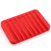 En stock Amazon más vendido plato escurridor para jabón bandeja caja de jabón estante de almacenamiento de jabón para mesa almohadilla escurridora antideslizante