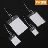 Punto Transparente Suave PVC Impermeable Logística Express Etiqueta Material Tarjetero Hoja de Precios Bolsa con Cremallera