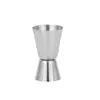 Venta al por mayor de fábrica taza medidora de acero inoxidable de doble cabezal con borde recto taza oz taza medidora especial para bar material de acero inoxidable