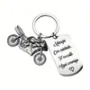 Popular en Europa y América: Regalos de Agradecimiento para Empleados, Llaveros Inspiradores, Accesorios para Motocicleta, Llaveros para Motocicleta de Acero Inoxidable