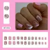 Moda Fresca Popular para Comércio Exterior Primavera e Verão Estilo Ins Europeu e Americano Brilhante Lantejoula Usável Quadrado Comprimento Médio Unhas Usáveis