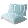 Almohada para Protección del Cuello y Ayuda para Dormir, Uso en Casa, No se Colapsa, No se Deforma, Almohada Alta Individual para Estudiantes, Almohada de Seda de Hielo