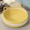 Cama para Gato Todas as Estações Universal Verão Fresca para Gatos Placa de Arranhar Integrada Fofa Resistente ao Desgaste Cama para Gato Pequeno Cão Lavável