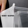 Bolsa con Cierre de Cremallera Transparente Esmerilada de Punto Autosellable Pe Plástico Bolsa para Ropa Ropa Íntima Ropa Íntima Calcetines Embalaje