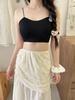 22602 Ropa de Hielo y Oxígeno Tirante Fino Brillante Chaleco Sujetador Ropa Interior para Mujer Recopilación y Agrandamiento de Pecho Pequeño Sujetador Secundario Anti-Caída