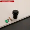 Tapón de Puerta Estable de Acero Inoxidable Engrosado Tapón de Puerta de Vidrio Caucho Anticolisión Tapón de Puerta Cilíndrico Dormitorio Baño Parte Superior de la Puerta