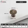 Tirador de calabaza simple de aleación de zinc para armario, puerta de armario, cajón, orificio único, grano único, botón único, tirador pequeño de fábrica