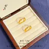 Pulseira Dourada Brilhante Personalizada Jin Yan Estilo Frio Cravejada com Diamantes Celebridade da Internet Japonesa e Coreana Pulseira de Moda de Luxo Discreto para Namorada