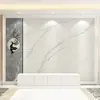 Papel de parede para parede de fundo de TV com costura de mármore de luxo nórdico, mural de tecido de parede atmosférico moderno minimalista para sala de estar, filme e televisão